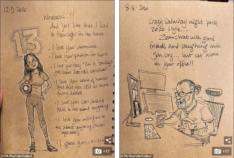 ‘Nhật ký vẽ nguệch ngoạc’ của họa sĩ già về vợ đã mất chạm đến trái tim người đọc ảnh 9