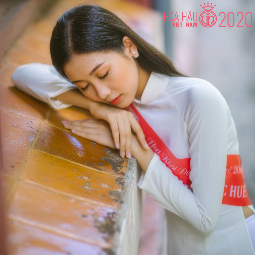 Nhan sắc gây mê của Á khôi Đại học Huế dự thi Hoa hậu Việt Nam 2020 ảnh 10