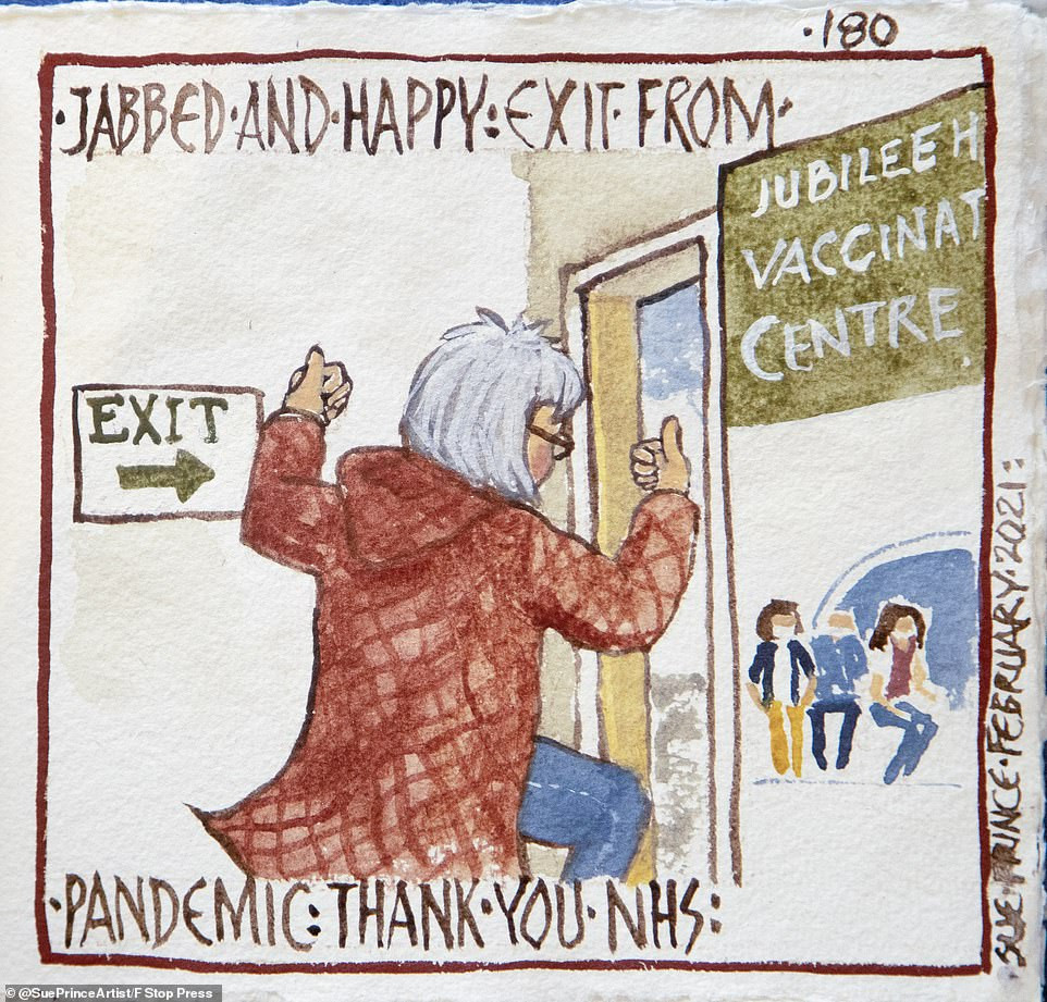 Bộ tranh kể về một năm 'ác mộng' tách biệt với xã hội do COVID-19 ảnh 18