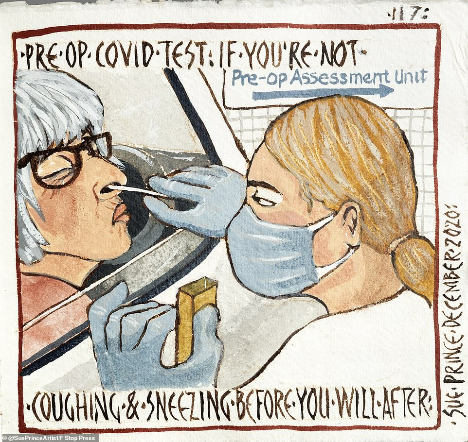 Bộ tranh kể về một năm 'ác mộng' tách biệt với xã hội do COVID-19 ảnh 13