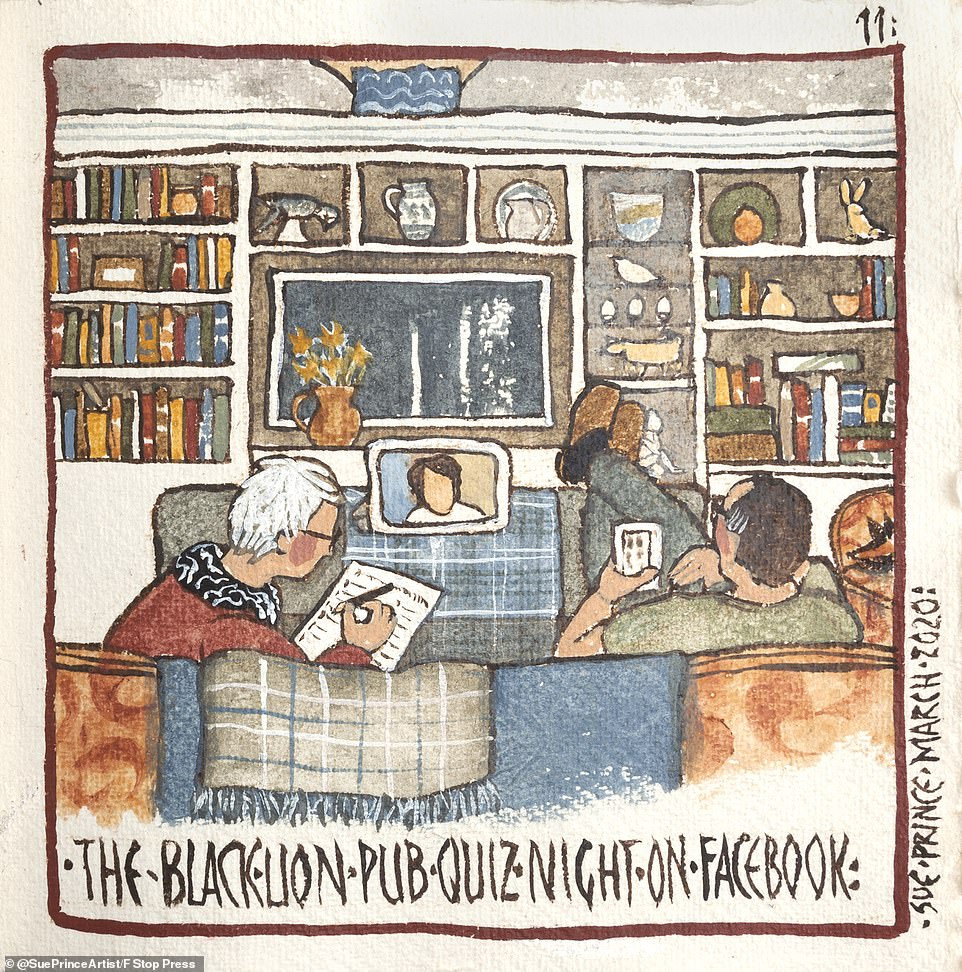 Bộ tranh kể về một năm 'ác mộng' tách biệt với xã hội do COVID-19 ảnh 5