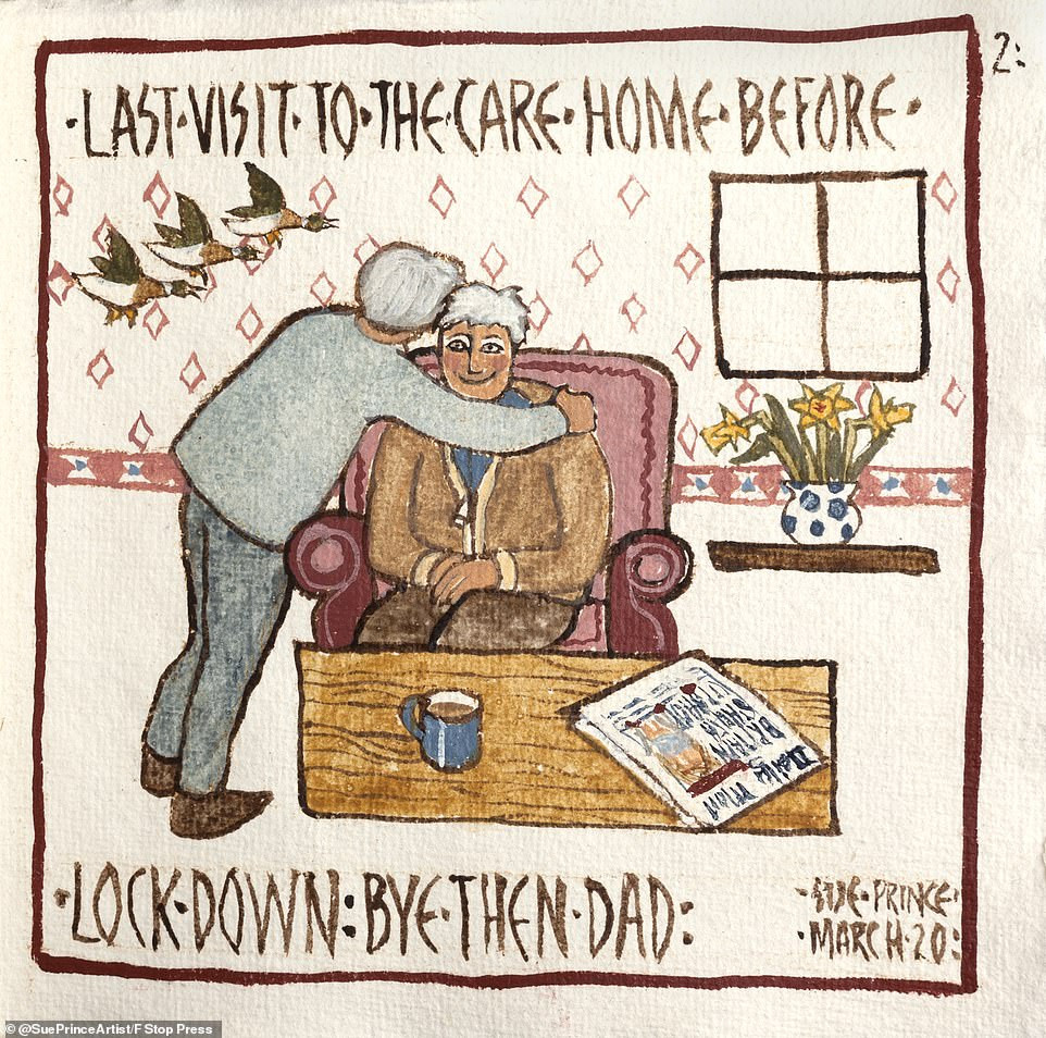 Bộ tranh kể về một năm 'ác mộng' tách biệt với xã hội do COVID-19 ảnh 3