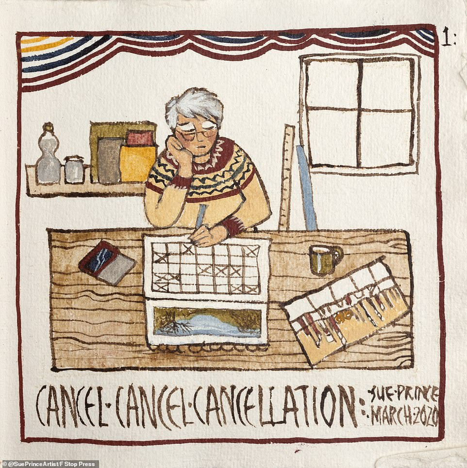 Bộ tranh kể về một năm 'ác mộng' tách biệt với xã hội do COVID-19 ảnh 2