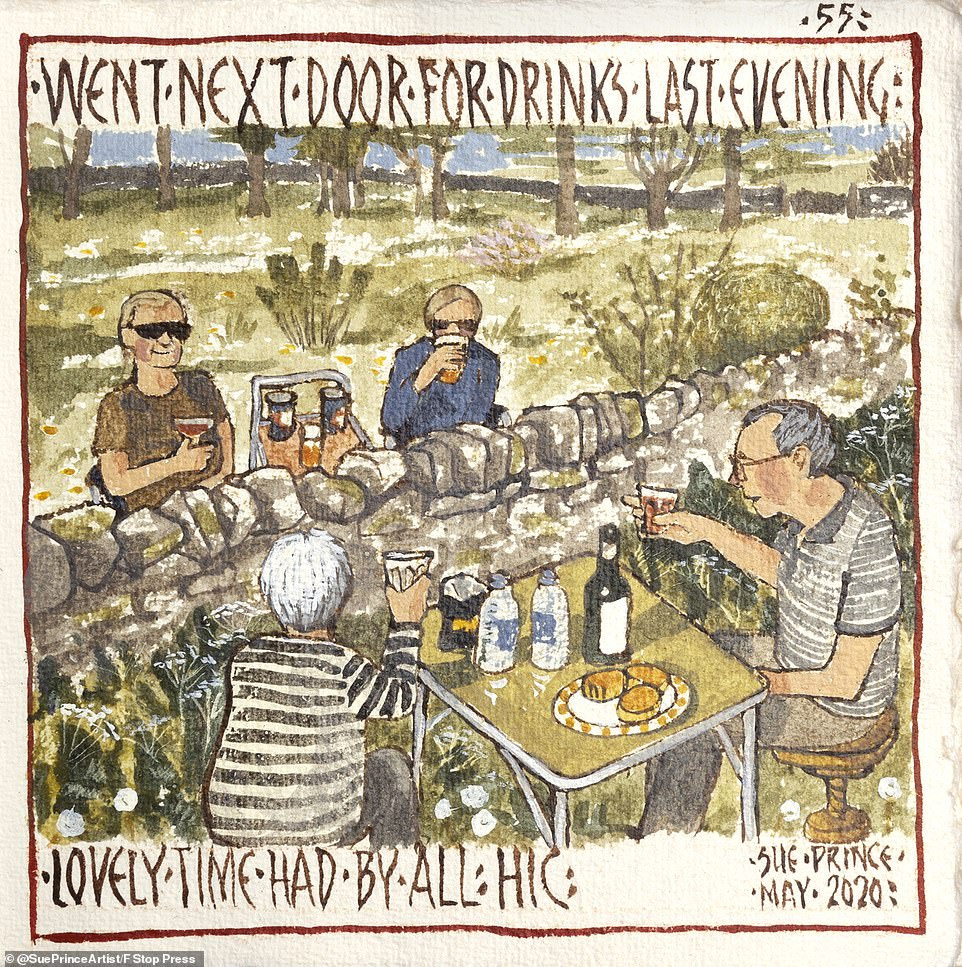 Bộ tranh kể về một năm 'ác mộng' tách biệt với xã hội do COVID-19 ảnh 9