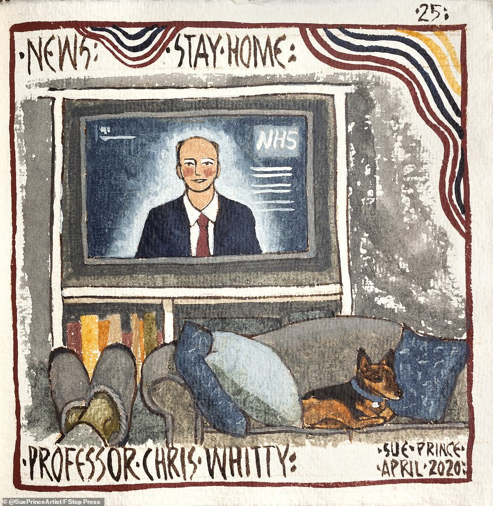 Bộ tranh kể về một năm 'ác mộng' tách biệt với xã hội do COVID-19 ảnh 8