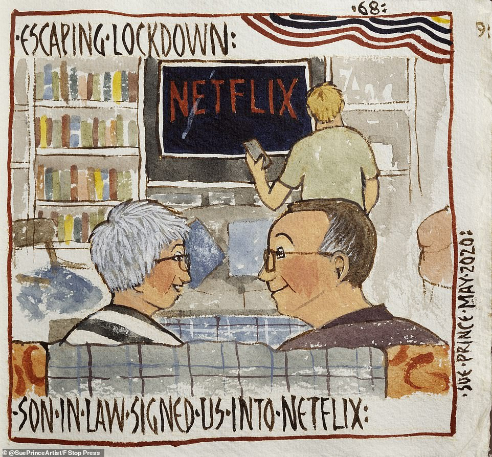 Bộ tranh kể về một năm 'ác mộng' tách biệt với xã hội do COVID-19 ảnh 10