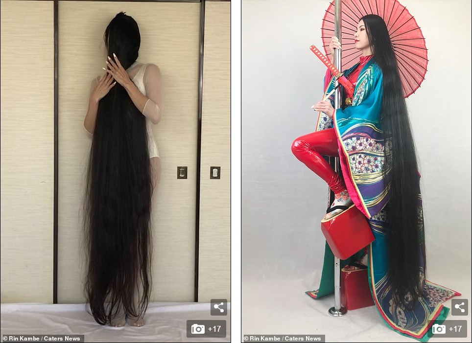 ‘Rapunzel Nhật Bản’ không cắt tóc trong 15 năm ảnh 1