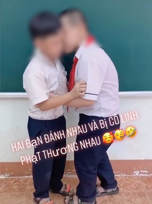 Tranh cãi gay gắt xoay quanh clip cô giáo phạt hai học sinh nam ôm hôn nhau làm hòa ảnh 3
