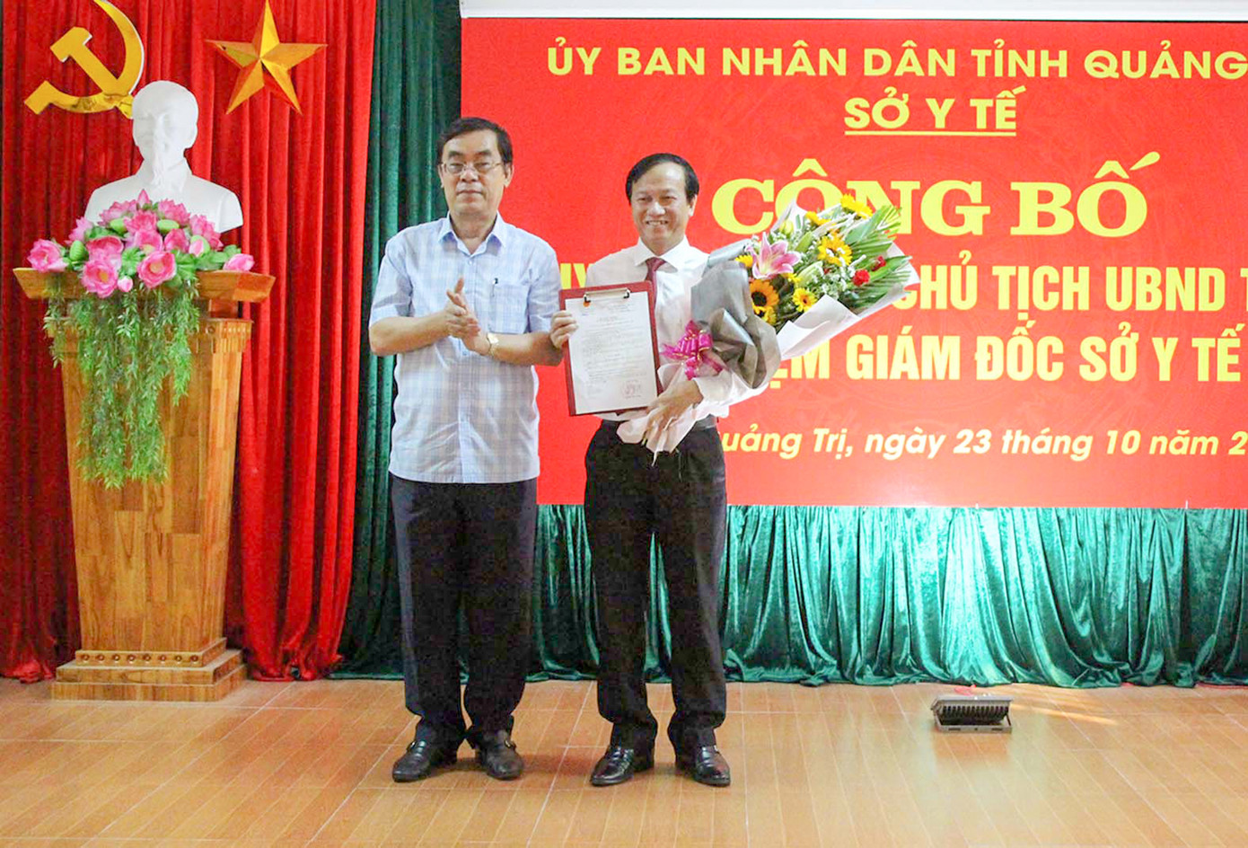 Quảng Trị có tân Giám đốc Sở Y tế ảnh 1