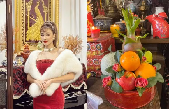Mâm cỗ cúng Táo Quân của gia đình NSND Tự Long, Công Lý và loạt sao Việt ảnh 4