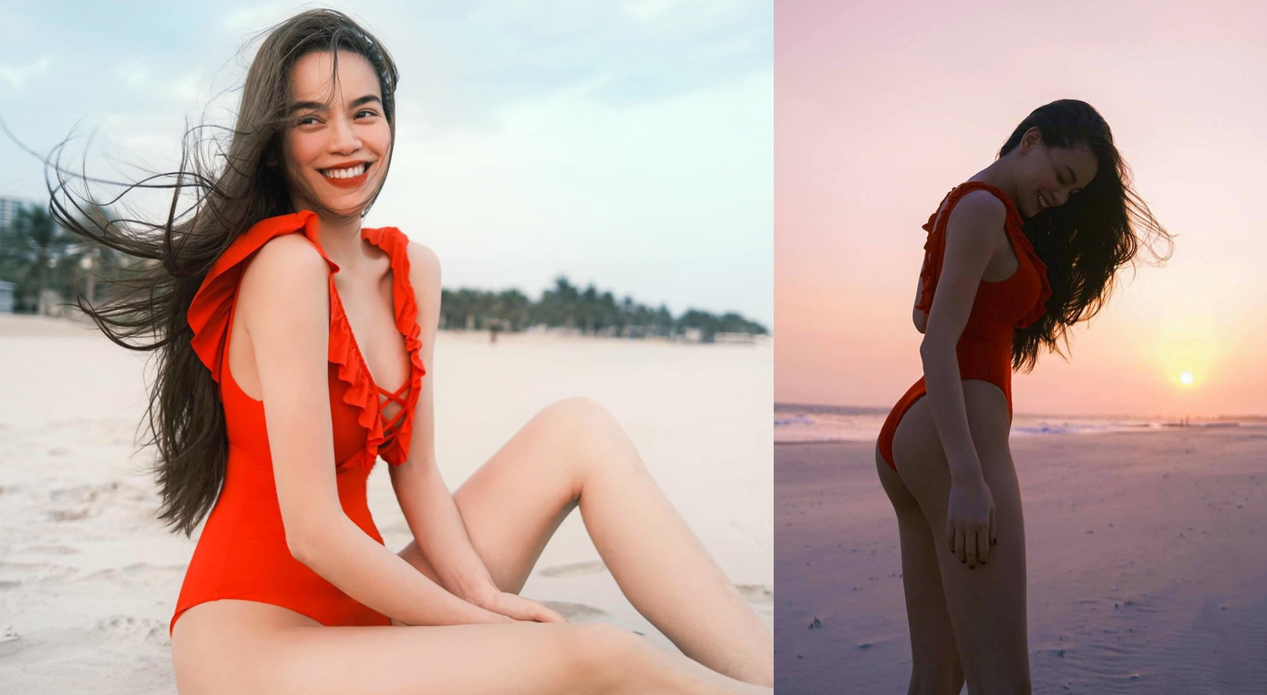 Mẹ 3 con Hồ Ngọc Hà mặc áo tắm gợi cảm ảnh 2