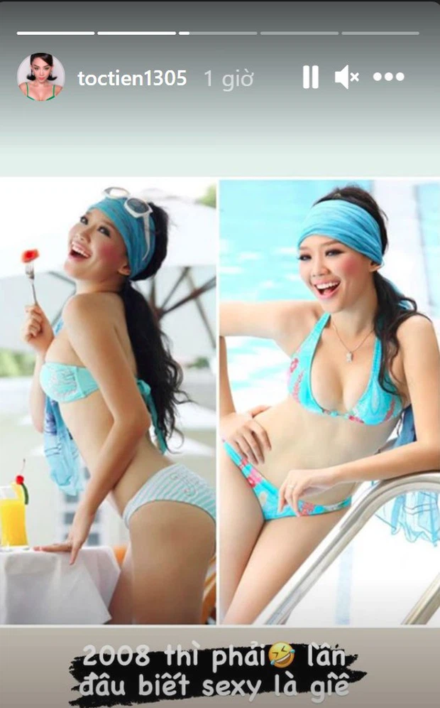 Tóc Tiên tung ảnh lần đầu mặc bikini gợi cảm 13 năm trước ảnh 1
