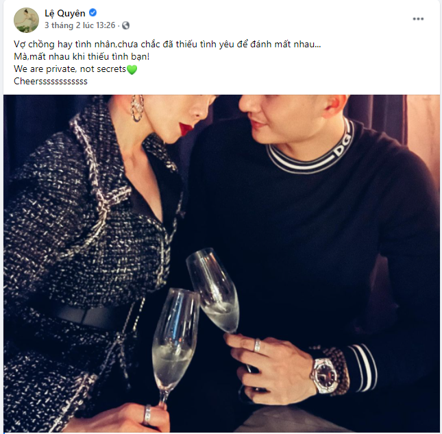 Lệ Quyên tung hình nhẫn đôi, ẩn ý xác nhận chuyện tình cảm mới ảnh 1