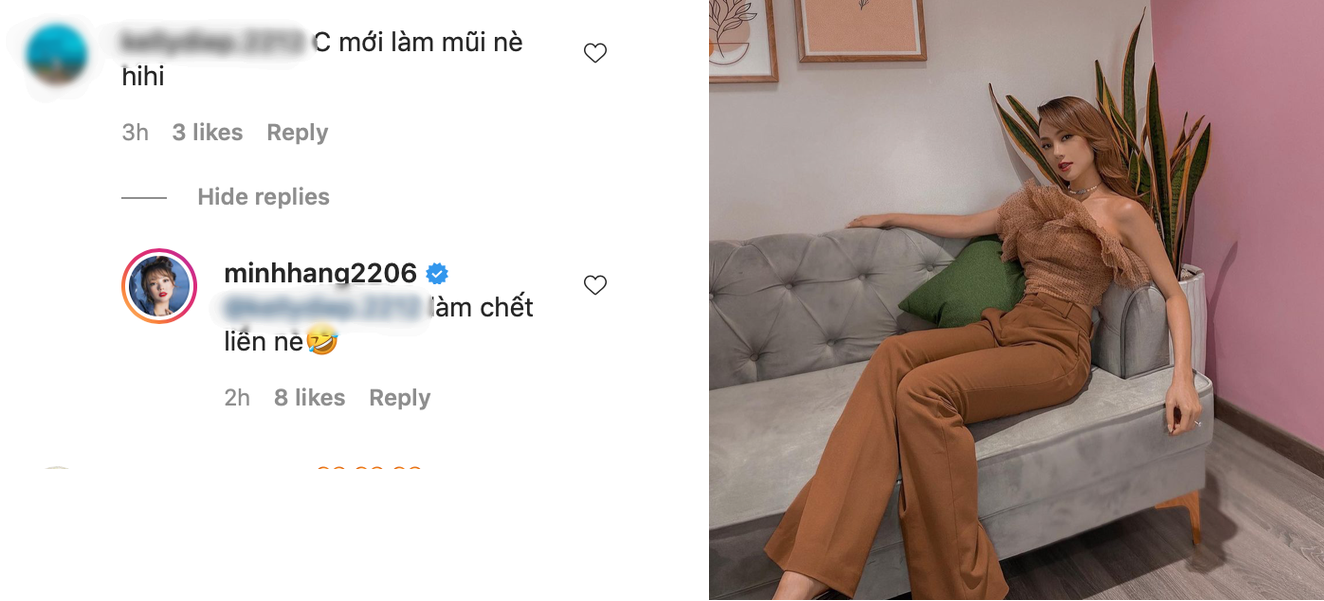 Bị thắc mắc về gương mặt khác lạ nghi thẩm mỹ, Minh Hằng đáp trả ảnh 1