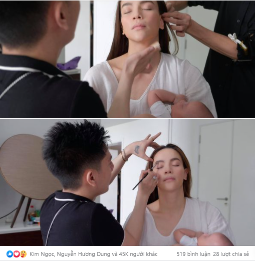 Khán giả phản ứng khi Hà Hồ vừa làm vừa ôm con ngủ gật ảnh 1