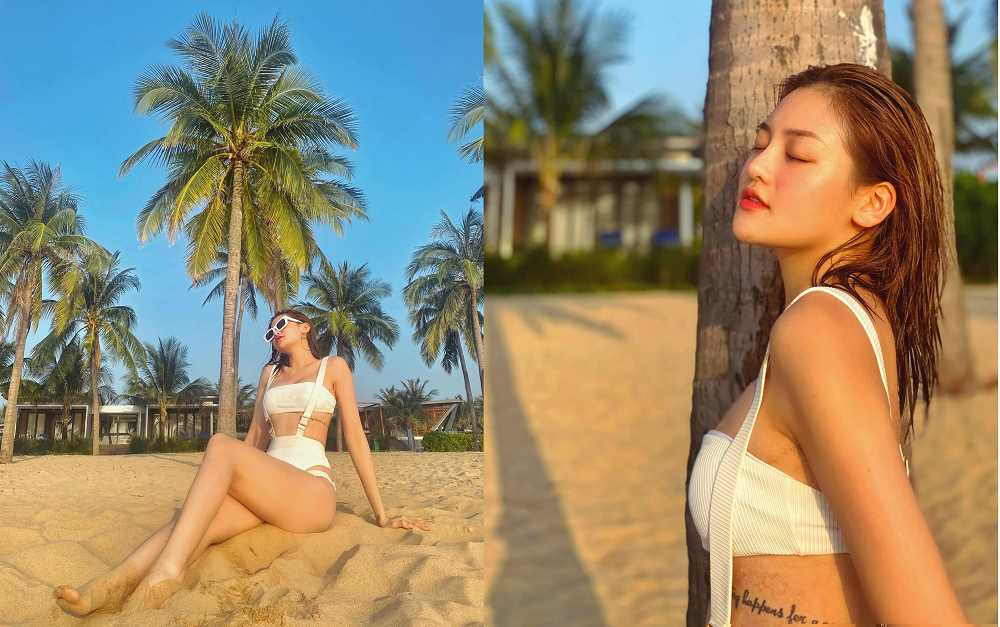 Tóc Tiên tung ảnh lần đầu mặc bikini gợi cảm 13 năm trước ảnh 5