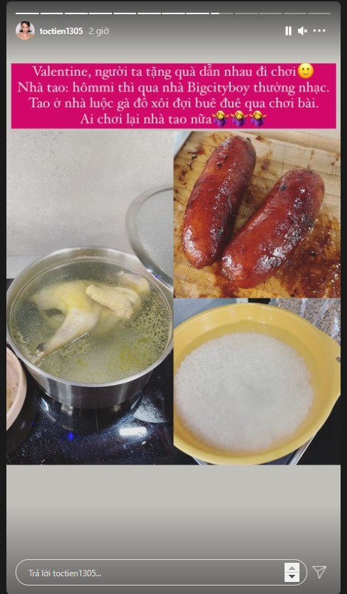 SAO VIỆT MÙNG 3 TẾT: Tuấn Hưng 'khóa môi' vợ, Phan Anh nói lời yêu tới bà xã ngày 14/2 ảnh 8