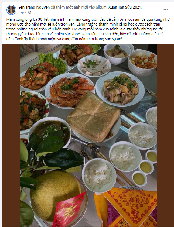 SAO VIỆT 30 TẾT: NSND Công Lý khoe mâm cúng đầy đủ, Như Quỳnh rạng rỡ đón xuân Tân Sửu ảnh 11