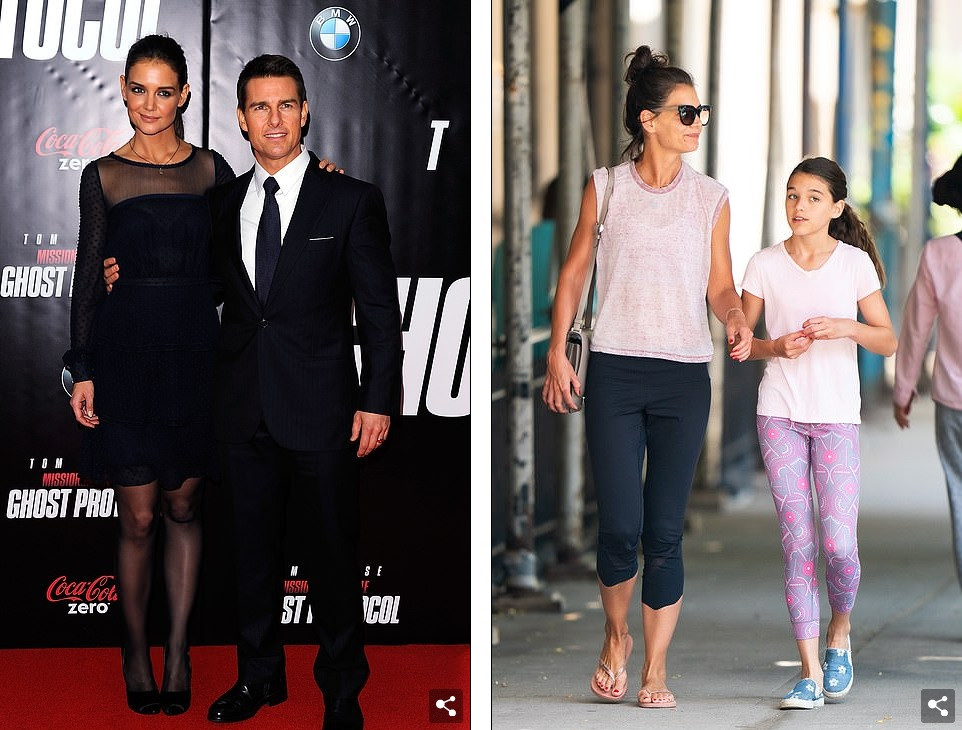 Katie Holmes ngồi lên đùi, ôm hôn tình trẻ kém 9 tuổi trong nhà hàng ảnh 3