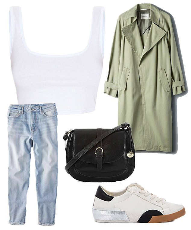 Học nàng mẫu Hailey Bieber cách phối đồ mùa hè thành trang phục mùa thu cá tính ảnh 2