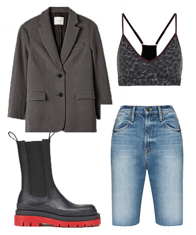 Học nàng mẫu Hailey Bieber cách phối đồ mùa hè thành trang phục mùa thu cá tính ảnh 9