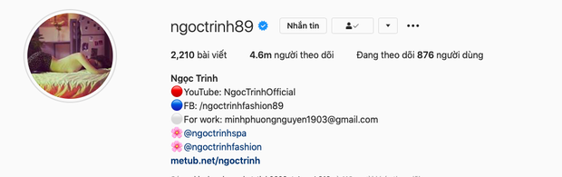 Ngọc Trinh bứt phá lên mốc 4,6 triệu follower sánh ngang Chi Pu, cuộc đua độ hot trên MXH căng lắm rồi! - Ảnh 2.