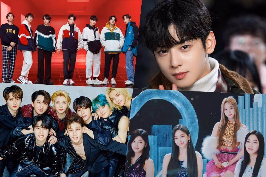 Cha Eun Woo (Astro) và Naeun (April) là 2 Idol có visual đẹp nhất trong mắt các Idol ảnh 6
