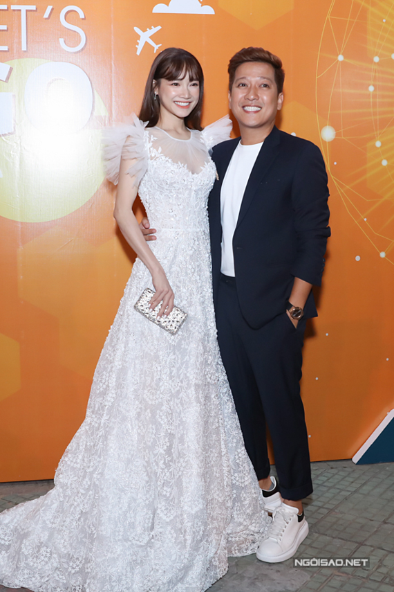 Vợ chồng Trường Giang - Nhã Phương thường sánh đôi nhiều sự kiện. Vợ chồng Trường Giang - Nhã Phương thường sánh đôi nhiều sự kiện.