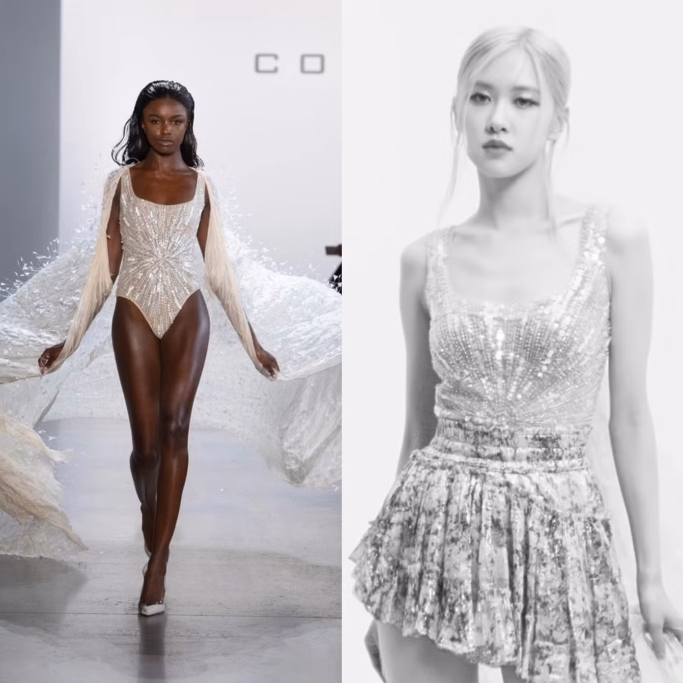 Rosé lần đầu thổ lộ tình cảm bằng lời với chiếc váy gần 300 triệu đồng của NTK Công Trí ảnh 5