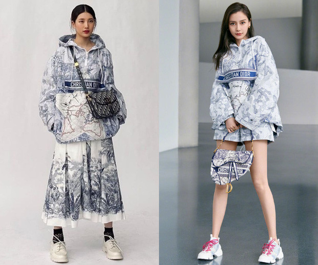 Angela Baby và Suzy đụng hàng: Mẹ 1 con trẻ trung khó tin, tình đầu quốc dân lại khiến dân tình khó nghĩ - Ảnh 1.