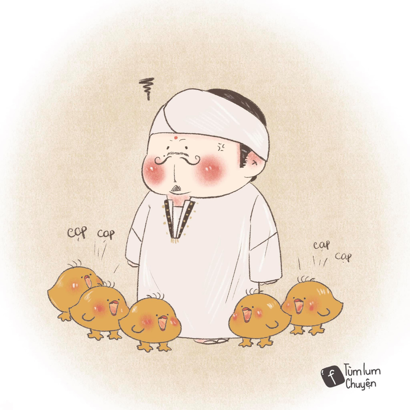 Bộ tranh vẽ từng vai diễn để đời của nghệ sĩ Chí Tài gây xúc động ảnh 18