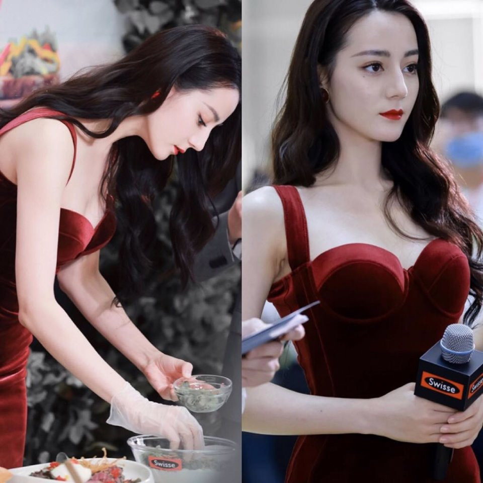 Địch Lệ Nhiệt Ba mặc váy bó sát khoe đường cong quyến rũ đến ‘bức thở’ ảnh 2