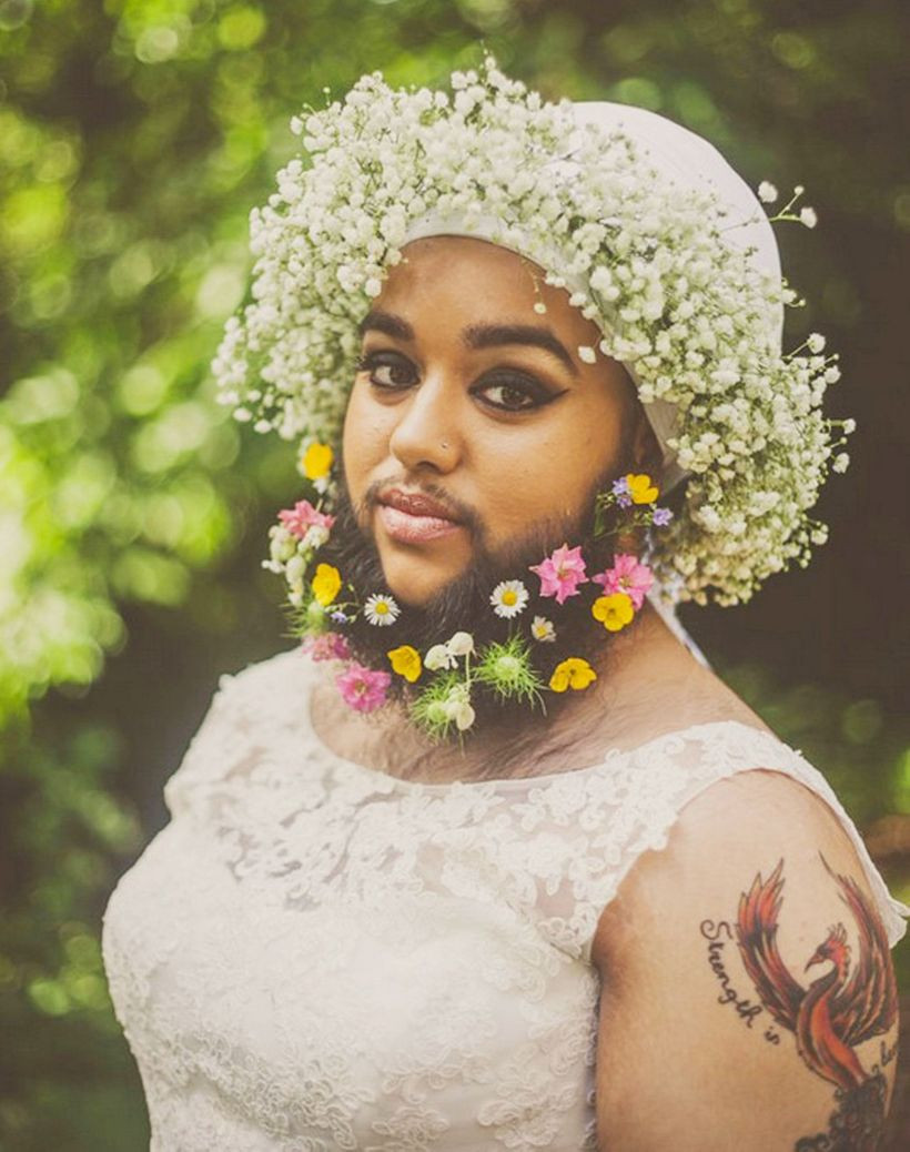 Nữ người mẫu có râu tự tin về vẻ ngoài gợi cảm dù khác biệt ảnh 10