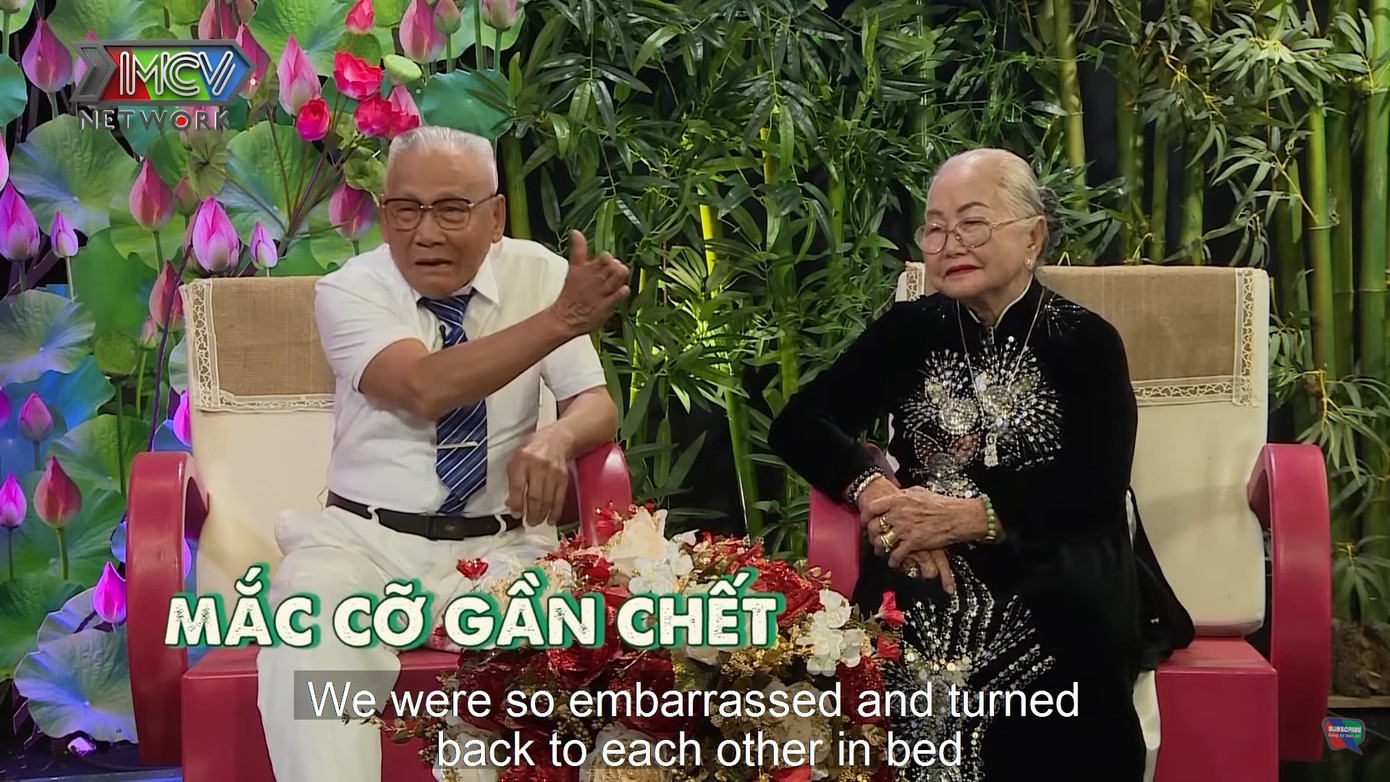 Ông 90 và bà 85 tuổi lên show 'Tình trăm năm', dí dỏm kể chuyện đêm tân hôn 'mắc cỡ' ảnh 3