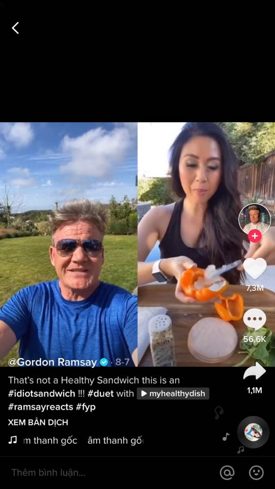 Siêu đầu bếp Gordon Ramsay gây ‘bão’ TikTok khi nhận xét món ăn kỳ dị của blogger gốc Việt ảnh 2
