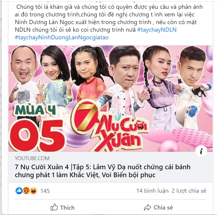 Ninh Dương Lan Ngọc bị anti-fan công kích, đòi tẩy chay khỏi nhãn hàng và gameshow ảnh 4
