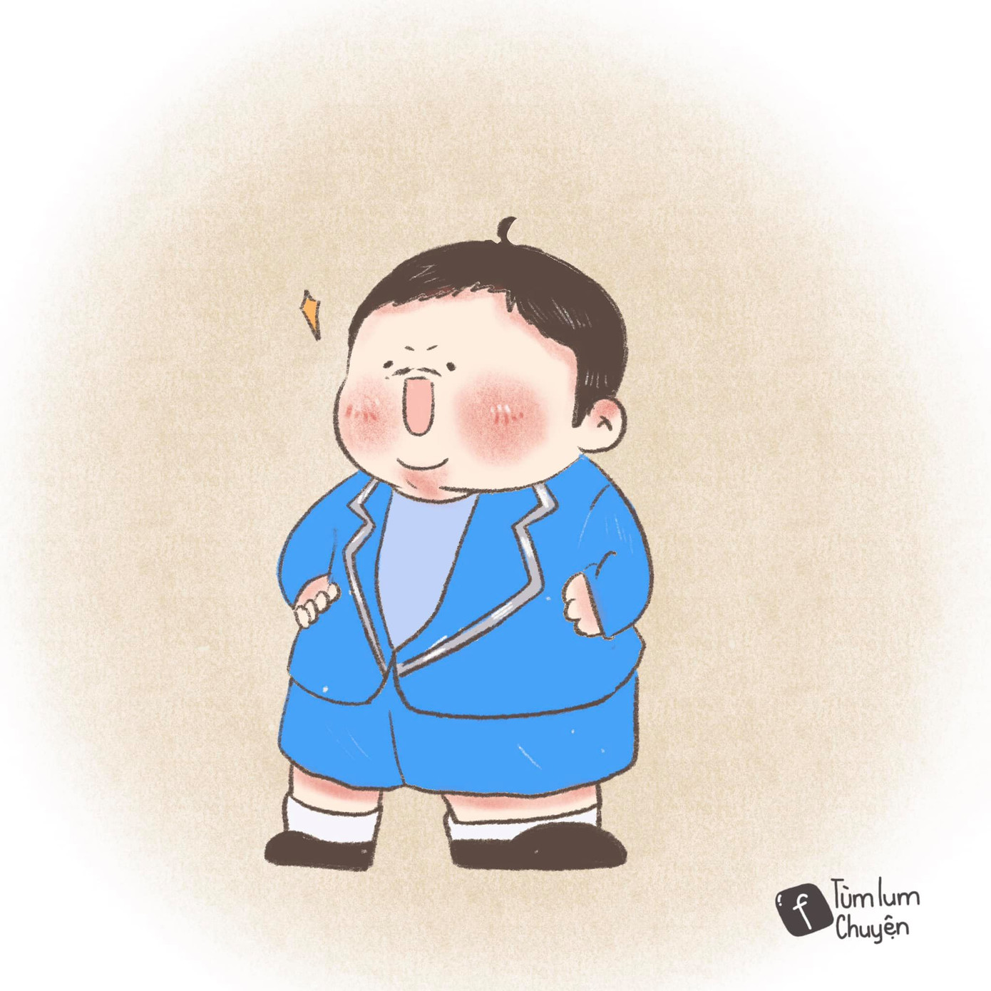 Bộ tranh vẽ từng vai diễn để đời của nghệ sĩ Chí Tài gây xúc động ảnh 11