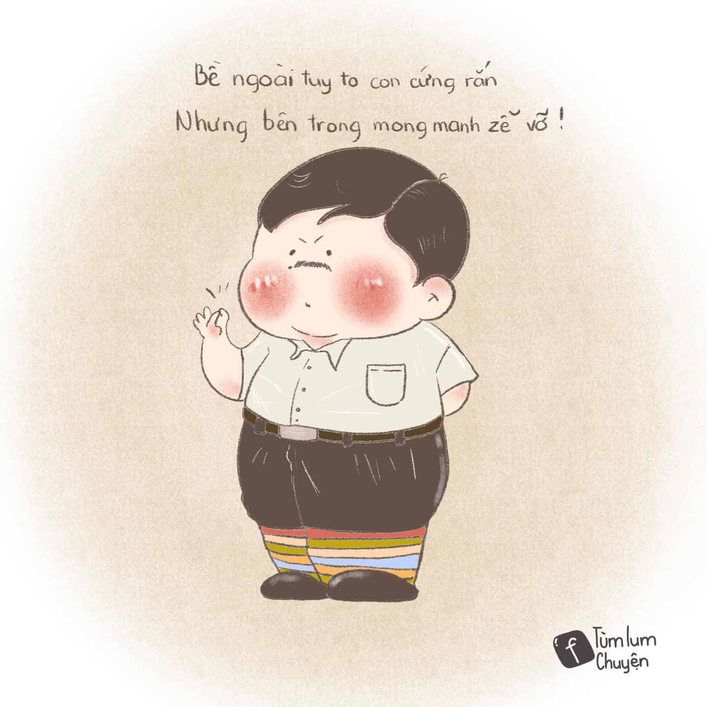 Bộ tranh vẽ từng vai diễn để đời của nghệ sĩ Chí Tài gây xúc động ảnh 16