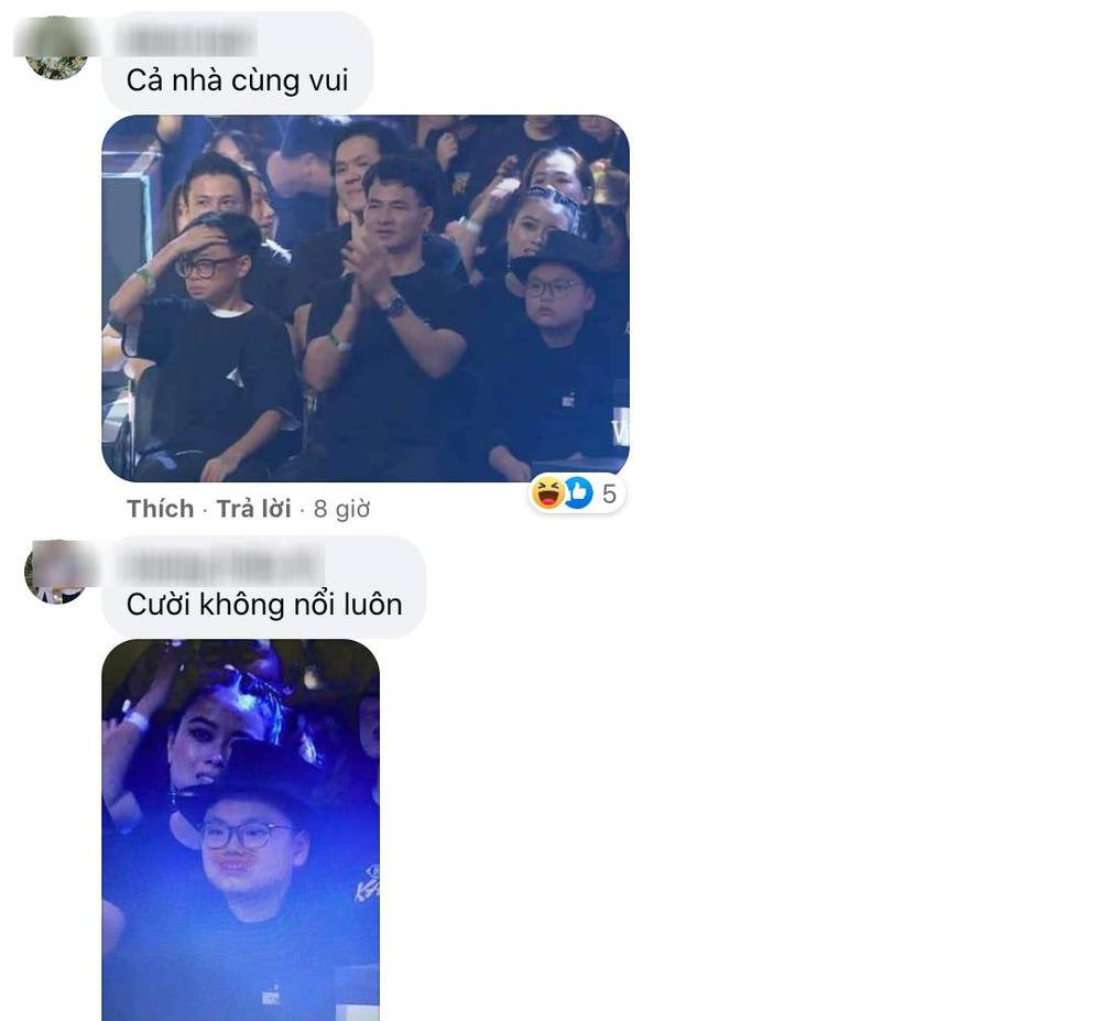 Phì cười trước biểu cảm của 2 con trai Xuân Bắc khi quán quân Rap Việt được xướng tên ảnh 5