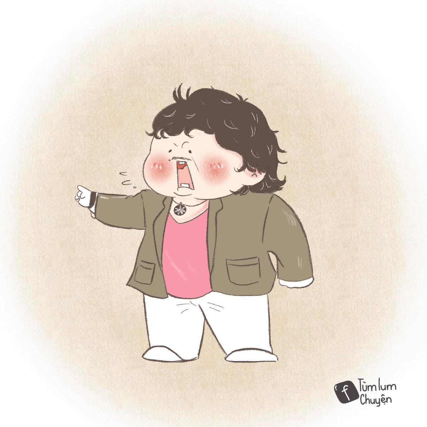 Bộ tranh vẽ từng vai diễn để đời của nghệ sĩ Chí Tài gây xúc động ảnh 9