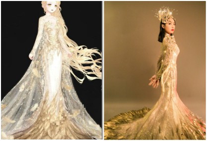 Nữ thần Kim Ưng 2020 bị chê thảm họa, dân mạng nhiệt tình ‘ném đá’ vì bộ váy quê mùa ảnh 3