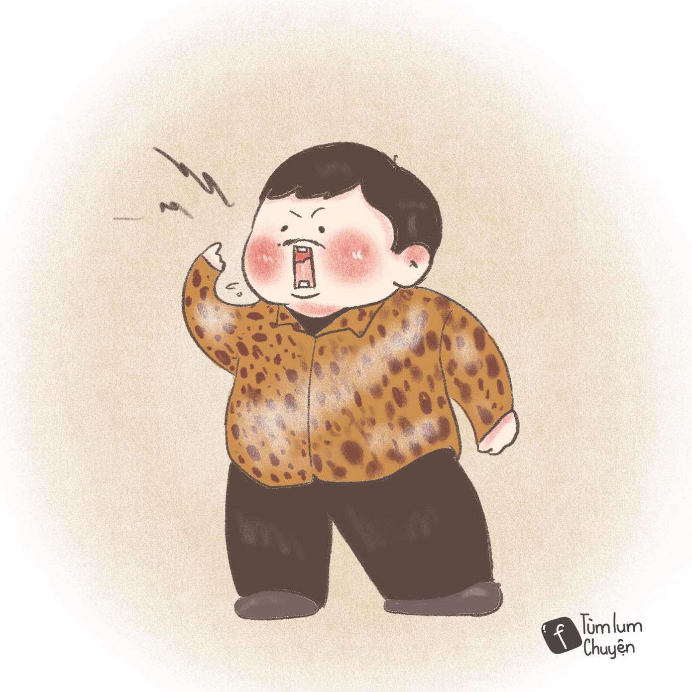 Bộ tranh vẽ từng vai diễn để đời của nghệ sĩ Chí Tài gây xúc động ảnh 12