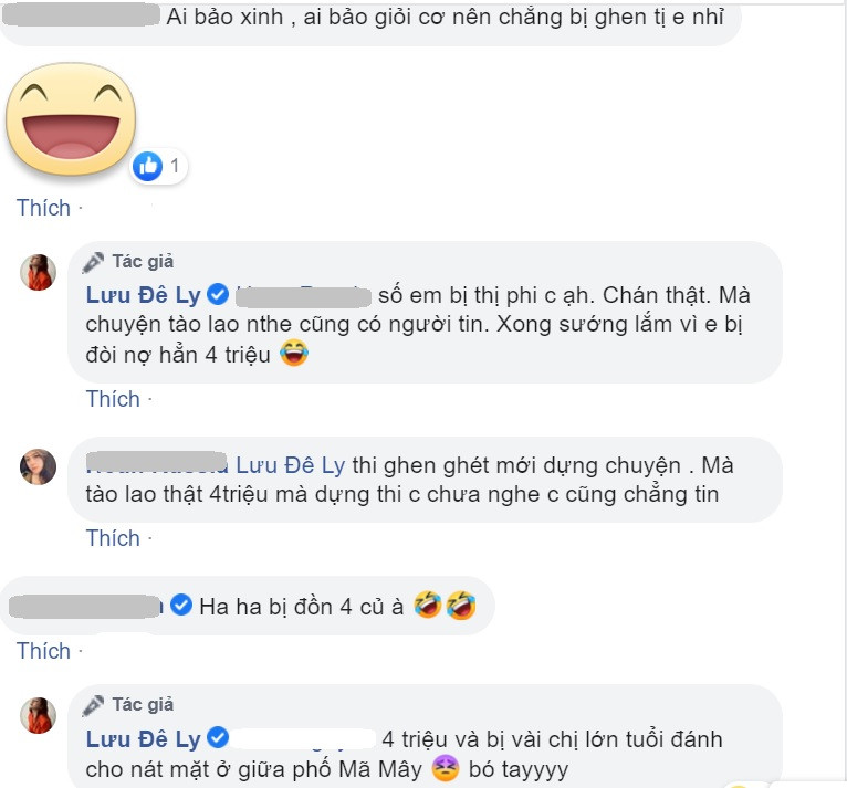 Lưu Đê Ly nói gì trước thông tin bị giang hồ đánh đập, đòi nợ 4 triệu ảnh 3