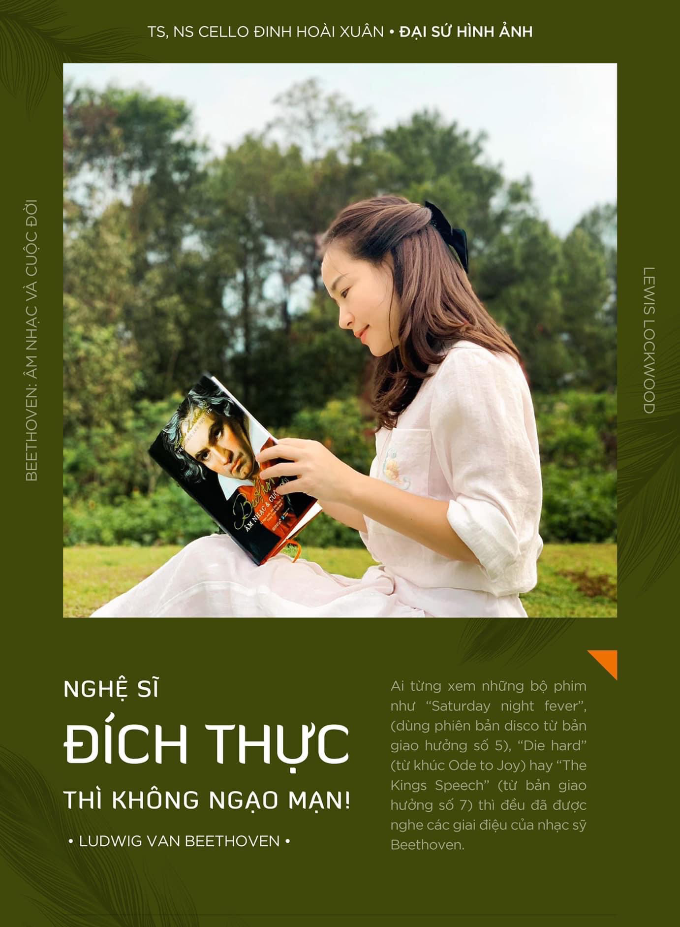 Đinh Hoài Xuân xinh đẹp trong vai trò đại sứ cho… sách về Beethoven ảnh 2