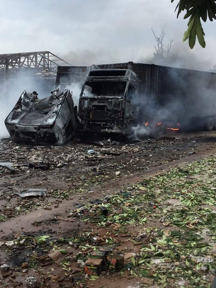 Một người Việt tử vong trong vụ cháy nổ kinh hoàng ở Lào ảnh 3