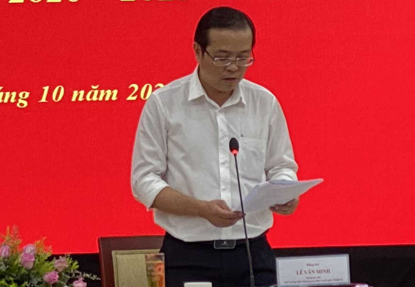 Hình ảnh phiên họp trù bị của Đại hội Đảng bộ TPHCM ảnh 18 Hình ảnh phiên họp trù bị của Đại hội Đảng bộ TPHCM ảnh 18