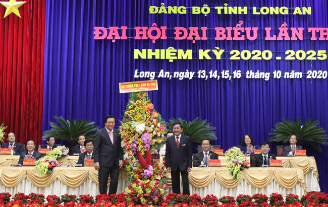 Hình ảnh lãnh đạo Trung ương dự khai mạc Đại hội Đảng bộ Long An ảnh 3