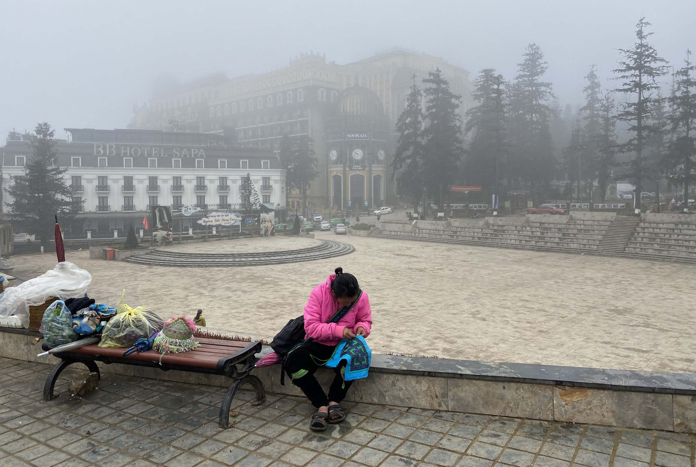 Sa Pa lặng lẽ, vắng bóng du khách giữa dịch Covid- 19 ảnh 6