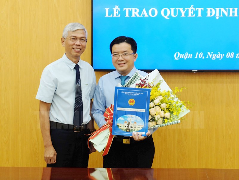 TPHCM tiếp tục bổ nhiệm cán bộ 8X làm lãnh đạo UBND quận 10 ảnh 1