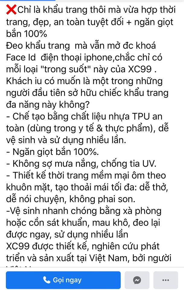 'Sốt bần bật' với khẩu trang trong suốt ăn theo COVID-19 ​ ảnh 2